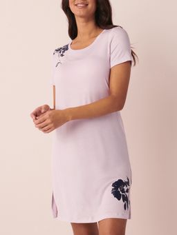 La Vie En Rose - Timeless Beauty Sleepshirt Short Sleeve - Purple