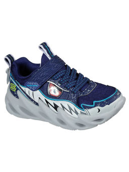 SKECHERS - Boys Shark-Bots - Surf Patrol Navy Blue Casual Shoes