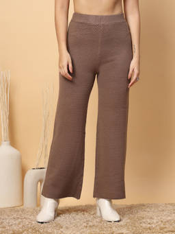 Mafadeny - Winterwear Brown Solid Pant