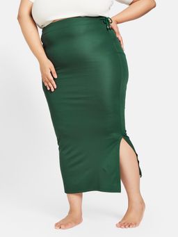 G Heist - Olive Plus Size Seamless Side Drawstring Saree Shapewear