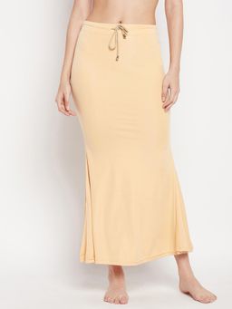 G Heist - Women Nude Solid Skinny Fit Saree Shapewear