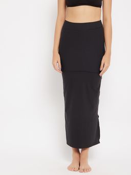 G Heist - Women Black Solid Saree Shapewear