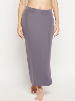 G Heist - Women Grey Solid Seamless Saree Shapewear