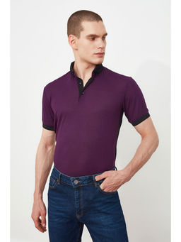 Trendyol - Man Purple Polo T-Shirt