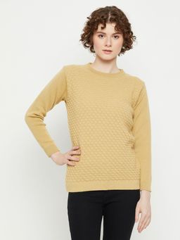 KASMA - Women Round Neck Full Sleeves Sweater