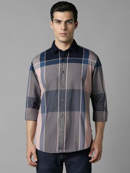 Louis Philippe - Men Multi Slim Fit Check Full Sleeves Casual Shirt
