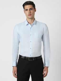 Peter England - Men Blue Slim Fit Formal Shirt