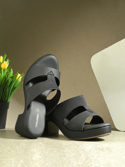 CLOG LONDON - Womens Black Round Toe Heels
