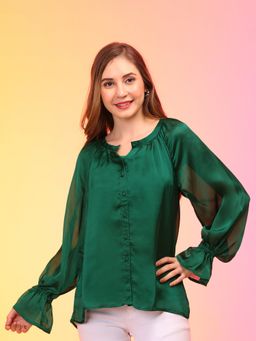 Globus - Women Green Reglan Sleeve Top (Set of 2)