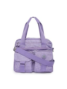 Baomi - CRINKLE Range Light Purple Color Soft Case Nylon Handbag