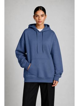 MIXT by Nykaa Fashion - Oversized Hooded - Blue