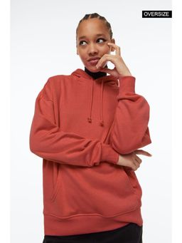 MIXT by Nykaa Fashion - Oversized Hooded - Rust