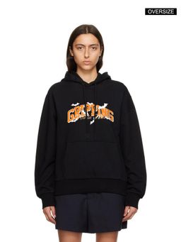 MIXT by Nykaa Fashion - Oversized Hooded - Black