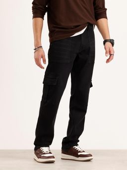 WROGN - Relaxed Fit Cargo Denim Jeans
