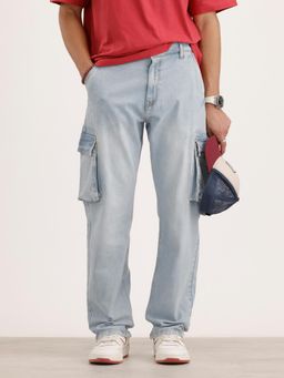 WROGN - Straight Fit Cargo Denim Jeans