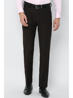 Louis Philippe - Men Brown Regular Formal Trousers