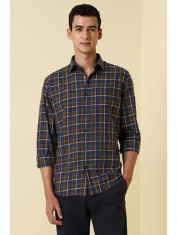 Allen Solly - Men Multi-Color Checks Full Sleeves Casual Shirt