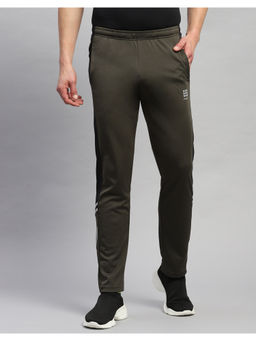 Rock.it - Green Solid Regular Fit Trackpant