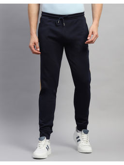 Rock.it - Navy Blue Solid Regular Fit Jogger