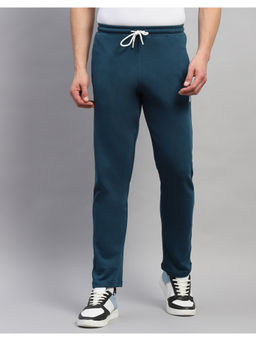 Rock.it - Teal Solid Regular Fit Trackpant