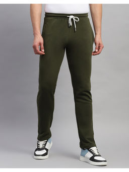 Rock.it - Olive Solid Regular Fit Trackpant