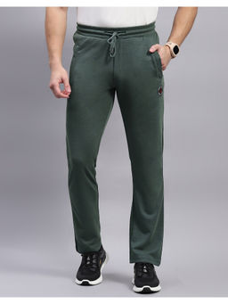 Monte Carlo - Green Solid Regular Fit Trackpant