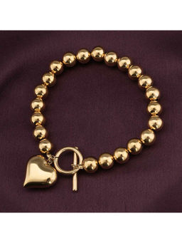 Palmonas - Women Golden Heartbeat Bracelet
