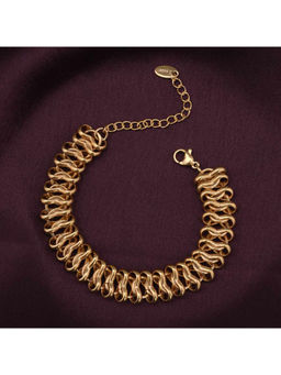 Palmonas - Women Gold Stylish Link Bracelet