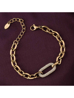 Palmonas - Women Cubic Zirconia Link Bracelet