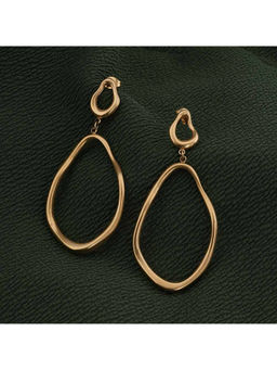 Palmonas - Women Wavy Loop Drop Earrings