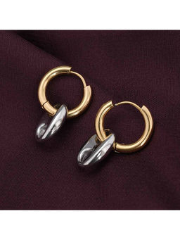 Palmonas - Women Multi Metal Linked Drop Earrings