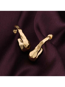 Palmonas - Women Liquid Gold Hoop Earrings