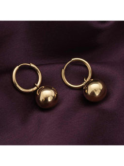 Palmonas - Women Gold Ball Drop Earrings