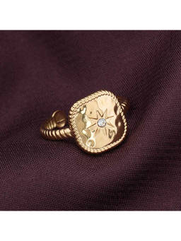 Palmonas - Women Inner Light Stone Adjustable Ring