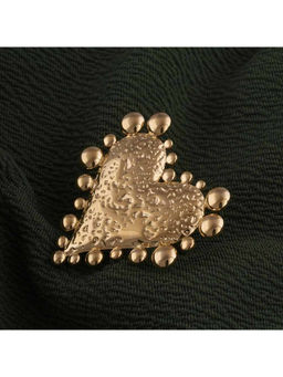 Palmonas - Women Ornate Heart Adjustable Ring