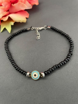 Digital Dress Room - Light Blue Evil Eye Nazariya Anklet