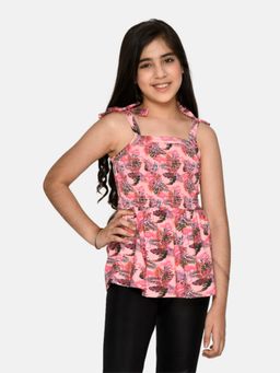 Spunkies - Forever Groovy Top New Print Pink