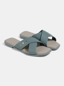 Lemon & Pepper - Women Blue Flats