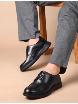 CLOG LONDON - Men Black Derbies