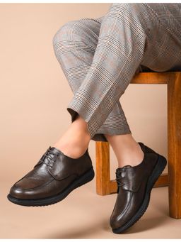 CLOG LONDON - Men Brown Derbies