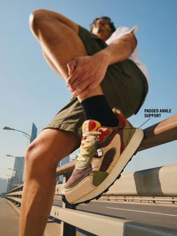 The Souled Store - Trailz: Ember Men Multi-Color Low Top Sneakers