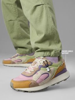 The Souled Store - Trailz: Pastel Crest Women Multi-Color Low Top Sneakers