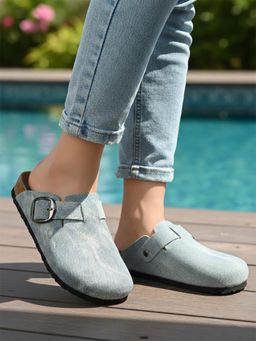 LYDC LONDON - Women Blue Mules