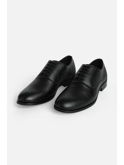 Snitch - Men Black Oxfords