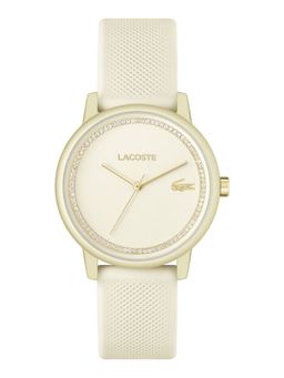 Lacoste - 12.12 Go Quartz Cream Round Dial Womens Watch - 2001288