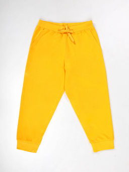 KiddoPanti - Girls Cotton Solid Jogger Joggers