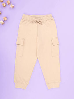 KiddoPanti - Boys Fleece Pocket Joggers with Ribbed Cuffs