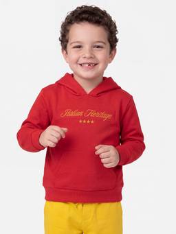 United Colors of Benetton - Regular Fit Hooded Neck Typography Sweatshirt