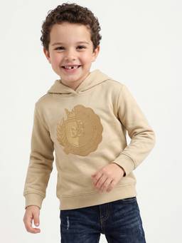 United Colors of Benetton - Regular Fit Hooded Neck Heritage Badge Sweatshirt