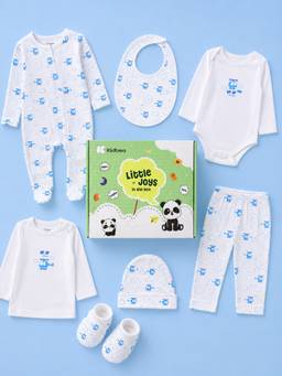 Kidbea - Newborn Baby 7-Piece Clothing Gift Set